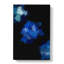 Trio of Blue Roses in Abstract - Wrapped Canvas-55303601