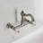 Kingston Brass Vintage Double-Handle 2-Hole Wall-Mount Bridge Kitchen Faucet-93672667
