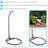 Alyssa Steel Egg Chair Stand - Black