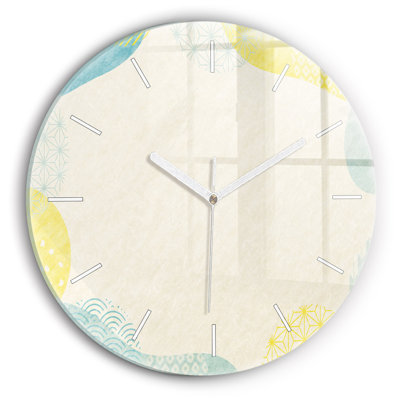 Glass Wall Clock