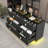 59" Dresser With Tempered-Glass Top And LED Lights, Jewelry Armoire Closet Island.-270780602