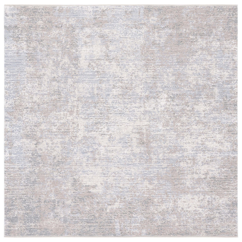 Quentel Performance Abstract Rug, Square 6'7"