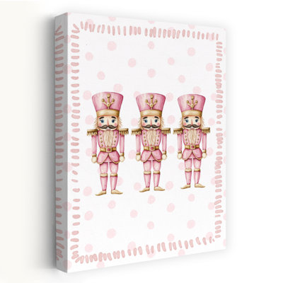Casse-noisette rose, impression d'art fantaisiste classique