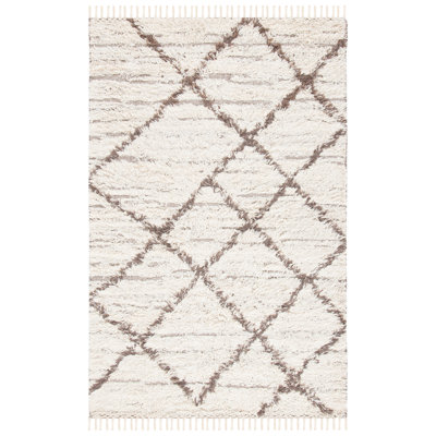 Peeples Hand Woven Wool Geometric Rug