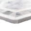 Nova 6" Hexagon Polished Marble Mosaic Tile-2061913714