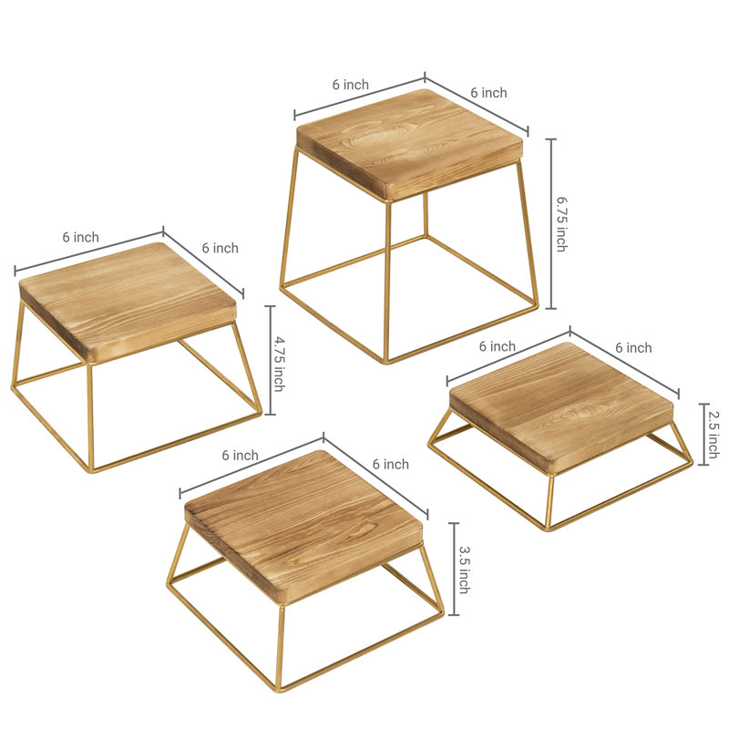 Khya 4-Piece Tiered Stand Set
