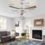 Ventilateur de plafond 52 po avec télécommande