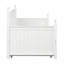 Lit de jour simple en bois, blanc