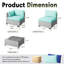  𝗣𝗿𝗲- 𝗮𝘀𝘀𝗲𝗺𝗯𝗹𝗲𝗱 𝗖𝗵𝗮𝗶𝗿𝘀, Canapé modulaire d'extérieur en rotin pour 4 personnes avec conversation et coussins épais-126347185-119015993-113773936