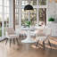 Chaise d'appoint rembourrée de style Mid-Century beige avec dossier capitonné, ensemble de 2-130933895