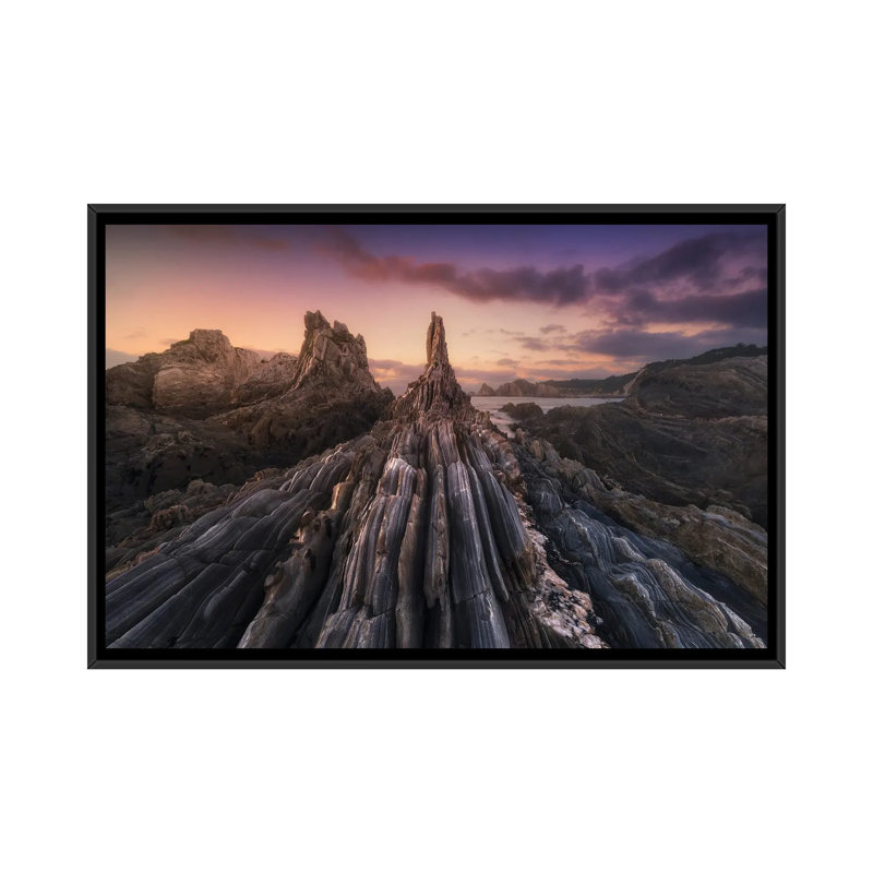 Gueirua Needles by Carlos F. Turienzo - Floater Frame Print on Canvas