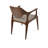 Wilshire Upholstered Solid Wood Dining Armchair