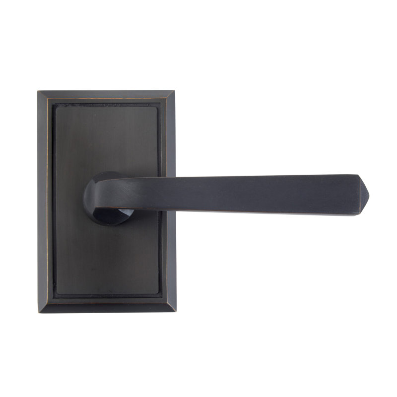 Faux levier Bravura 904S-1 sur rosace traditionnelle en bronze huilé Memphis, Bronze huilé