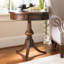 Seven Seas Round Pedestal Accent Table