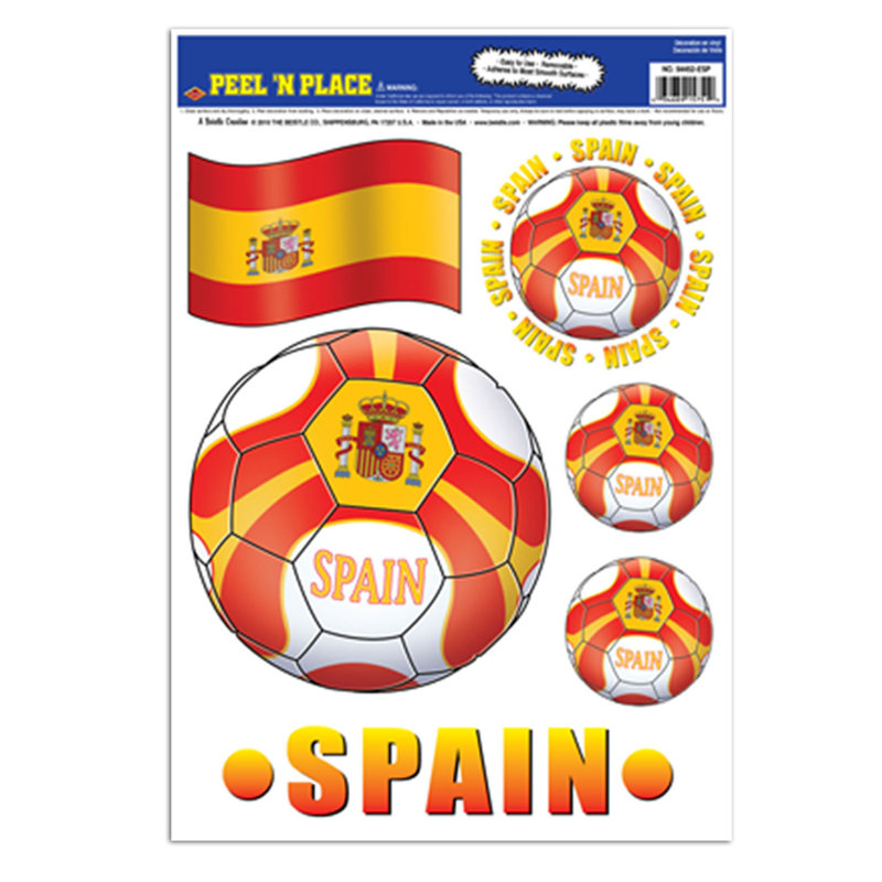 Peel 'N Place - Espagne - étui de 12 po x 17 po - paquet de 12