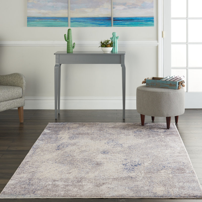 Wiese Abstract Indoor Rug, Rectangle 3'11" x 5'11"