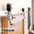 Brushed Nickel Diamond Design Non-Bypass Single Track One Door Hardware Kit( Door Not Included)-36324690