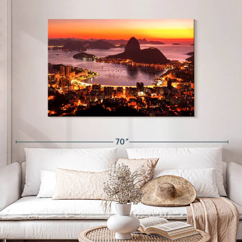 Harpa Rio de Janeiro, crépuscule, H 32 po x l 48 po