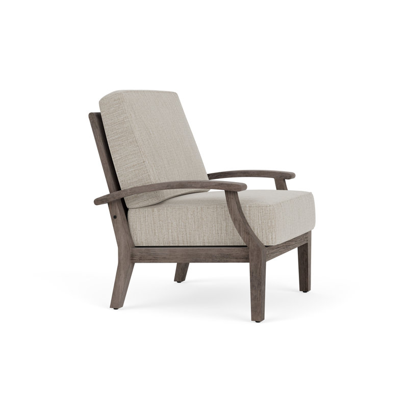 Frontier Outdoor Lounge Chair, Charcoal, Friendly Flax