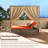 Patio Wicker Adjustable Sun Bed With Curtain-2112919814