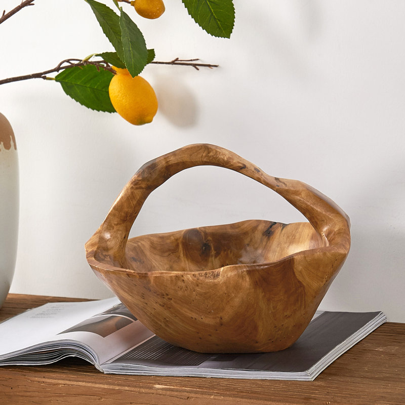 SERENTA Wood Fruit Basket