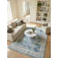 Vintage Looms Blue/Beige Polyester powerloom Area Rug-1817348902