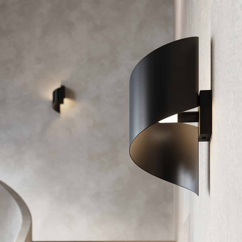 Wall lamp TALASSA white, Black