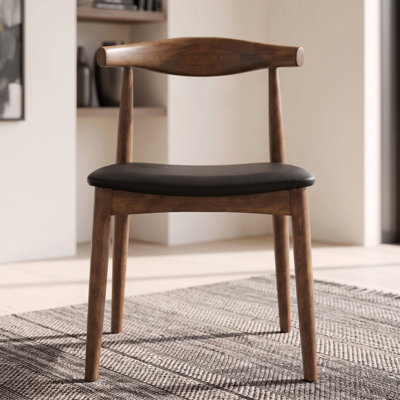 Speakman Upholstered Solid Wood Ladder Side Chair