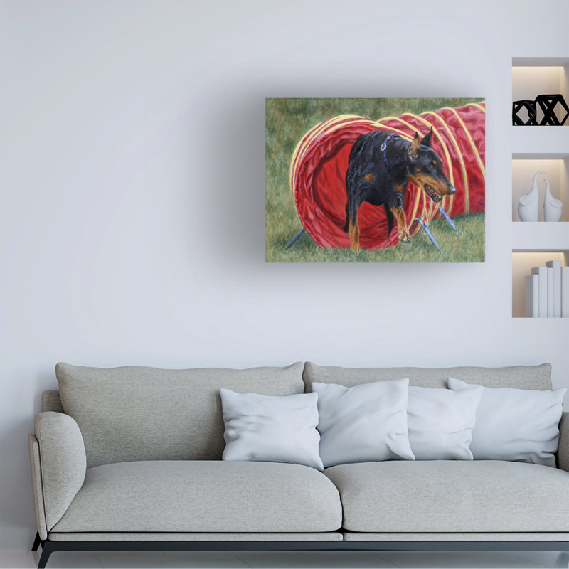 Œuvre sur toile, Bolice Darlene Pavlovich, H 14 po x l 19 po