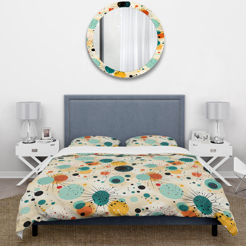 Ensemble de housse de couette Bohème Vibes, Housse de couette pour très grand lit et 2 très