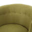 Fauteuil club moderne avec revêtement sophistiqué et capitonnage à boutons, revêtement élégant en tissu, pieds en bouleau-378122609