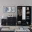 Maybery 3 Piece Bedroom Set (3 Drawer Bedside Chest, 4 Drawer Chest, 3 Door 2 Drawer Mirrored Wardrobe), (5)-890962875
