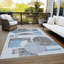 Tapis bleu intérieur / extérieur lavable à la machine Cinead ACN1695-109534352