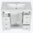 Perrusquia 36'' Single Bathroom Vanity with Ceramic Top-979021035