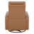 Arrianna-Fiona Genuine Leather Swivel Power Recliner-2110360838