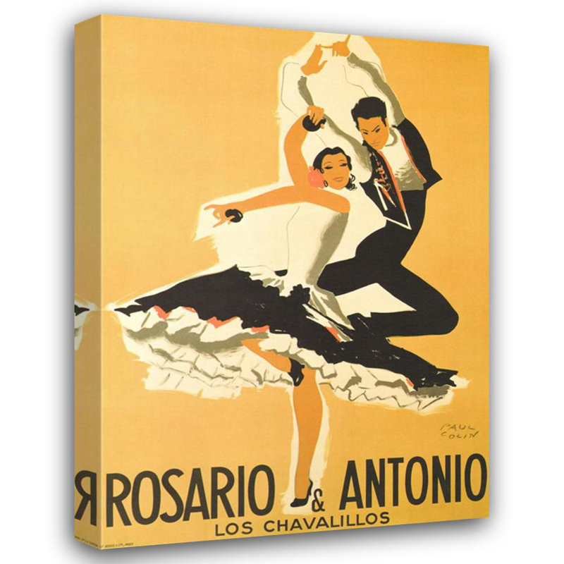 Rosario et Antonio, 1949, H 39 po x l 28 po