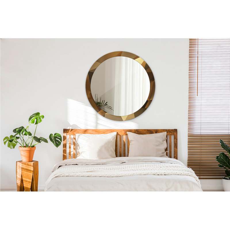 Huldar Glass Flat Wall Mirror
