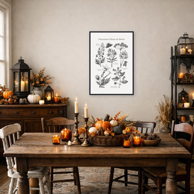 «Poison Plant Halloween Art» par Yevheniia Lytvynovych, reproduction d'art sur toile encadrée