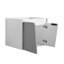 Meuble-lavabo mural avec lavabo Elegantly Design