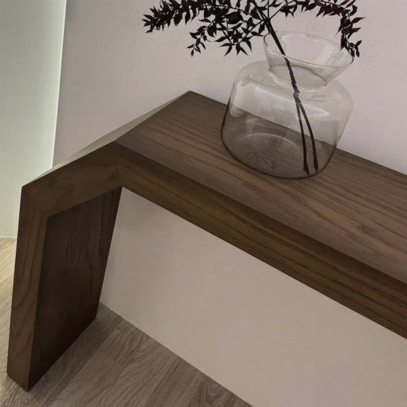 Console campagne rétro, H 33,46 po x l 55,12 po x P 13,78 po