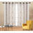 Polyester Semi Sheer Curtain Pair-73558914-73558913