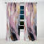 Emilee - Abstract Marble Marble Blackout Curtain - 1 Panels-775787205