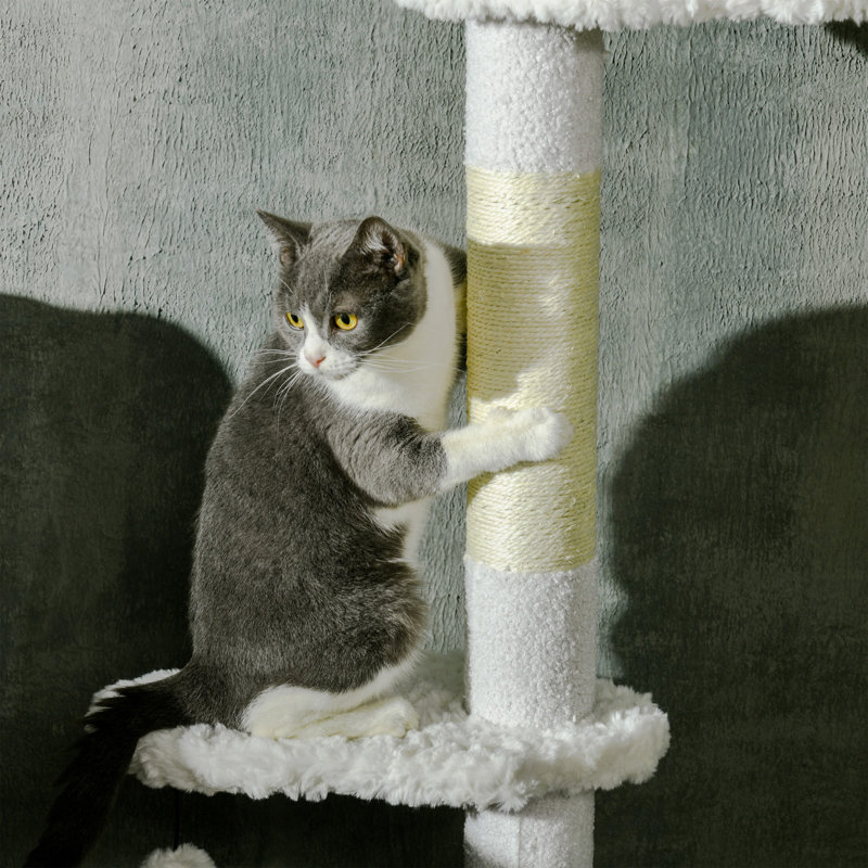 Arbre à chat avec poteaux à griffes Pawhut