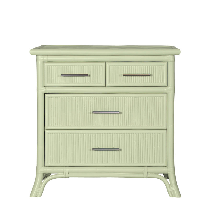 Bermuda 4-Drawer Nightstand, Celery Green