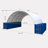 40Ftx40ft Double Frame Tarpaulin Tent Warehouse Shed (Excluding Containers)