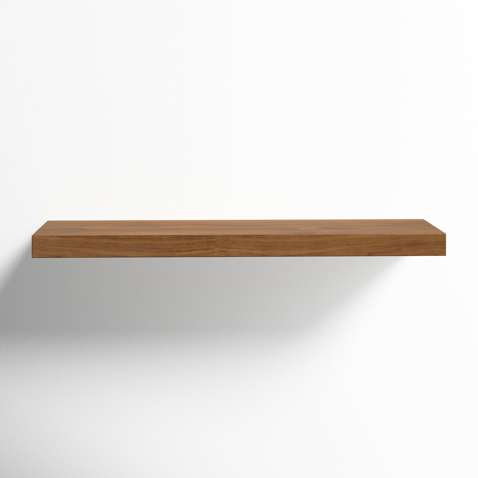 Sherice 75" Floating Shelf, Walnut, 1.97" H x 36.23" W x 10.24" D