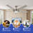 Kylani 54'' Ceiling Fan with LED Lights