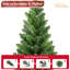 Ensemble de 2 arbres de Noël de table, petits arbres verts artificiels en PVC de 2 pi avec 68 pointes chacun, base en ciment en toile de jute, mini décorations des Fêtes pour bureau, table, bureau et décoration intérieure
