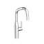 East Square Single Handle Pull Down Kitchen Faucet-1212606217