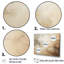 «Beige Minimalisme Storms I» - ensemble de reproductions d'art mural tempêtes-381559388-381559384